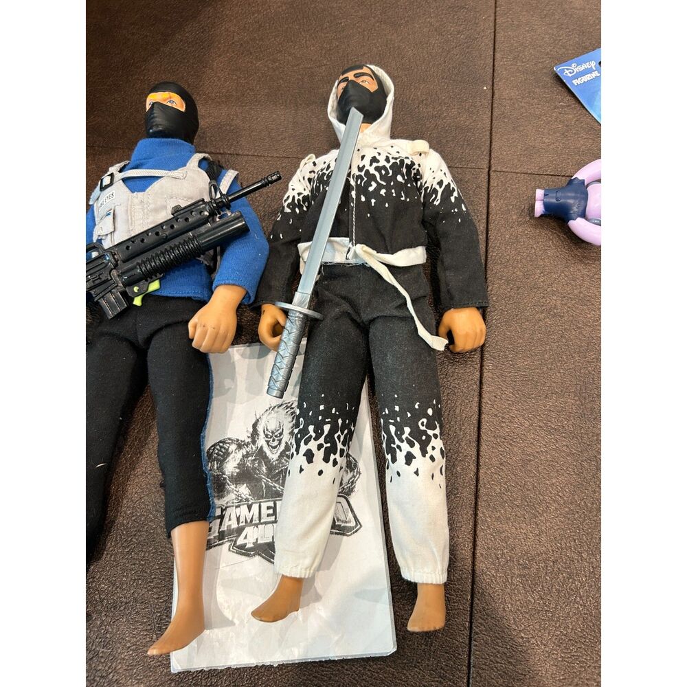 12” G.I. Joe Hall of Fame: Storm Shadow & Snake Eyes Action Figure 1992 Vintage